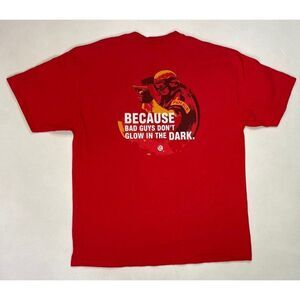 Streamlight Because Bad Guys Don’t Glow At Night Promo Graphic T-shirt Men XL